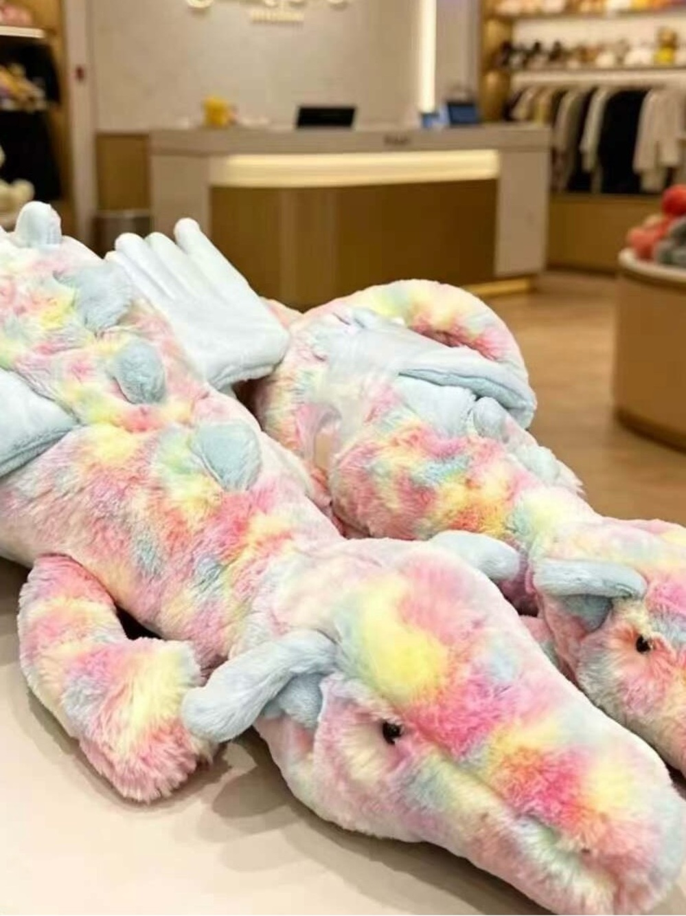 Jellycat Lazulia Dragon 19” Plush Rare Limited Version NWT w/ Dust Bag